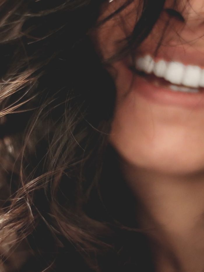 Sample smile, placeholder for a real before and after